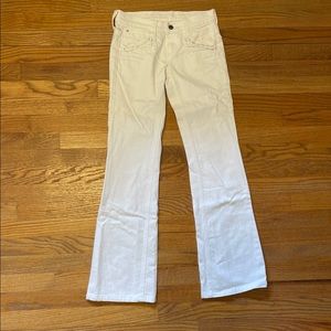 Hippie White Bootcut Jeans